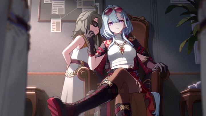 [Honkai Impact 3] Godmother Grésette? Playing something this insane in private? Bronya even kneels a