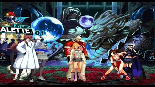 MUGEN KOF：Caser Yashiro Team VS Chonrei Team