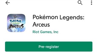 Download Pokemon Legends Arceus For Mobile Pre Register😍