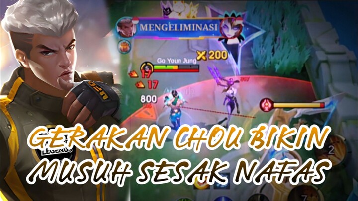 GERAKAN CHOU BIKIN MUSUH SESAK NAFAS