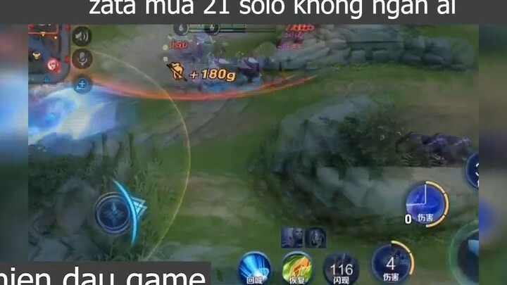 zata mùa 21 solo không ngán ai p1 #chiendaugame