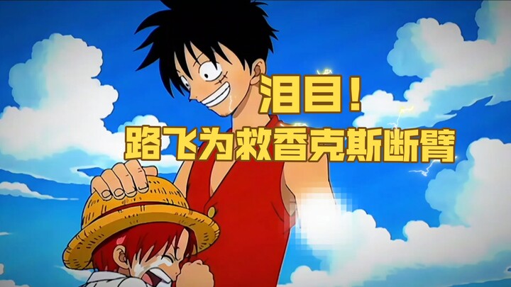 Rơi nước mắt! Luffy vì cứu Shanks mà bị mất cánh tay, từ đó Shanks bước vào con đường hải tặc