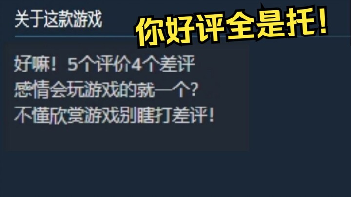 The only positive review your game has is from the paid reviewers you hired!