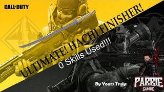 TOURNAMENT EPIC FINISH | HACHI LAST KILL | 0 SKILL USED | NRX420 | Call of Duty Mobile