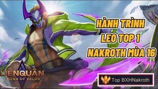 Hành Trình Leo TOP 1 NARTOTH VIỆT NAM Mùa 16 Của ZukaNoPro #1