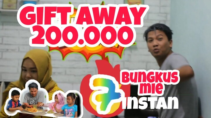 MUKBANG 7 MIE INSTAN!!! MANTULLL SEKALIAN GIFT A WAY YA