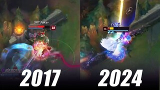 The same position, Faker's past and present