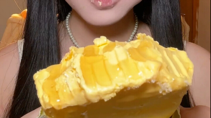 Butter dipped in honey, dipped in white sugar