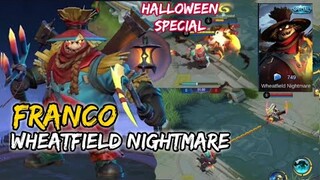 FRANCO HALLOWEEN SPECIAL SKIN WHEATFIELD NIGHTMARE | MOBILE LEGENDS