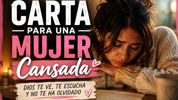 carta para una mujer cansada