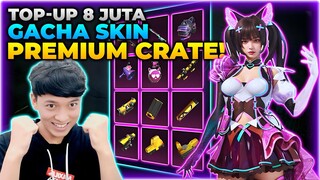 NEKAT TOP UP SENILAI RP 8.000.000 ?! GACHA SKIN AWM FIELD COMMANDER PREMIUM CRATE !! - PUBG MOBILE