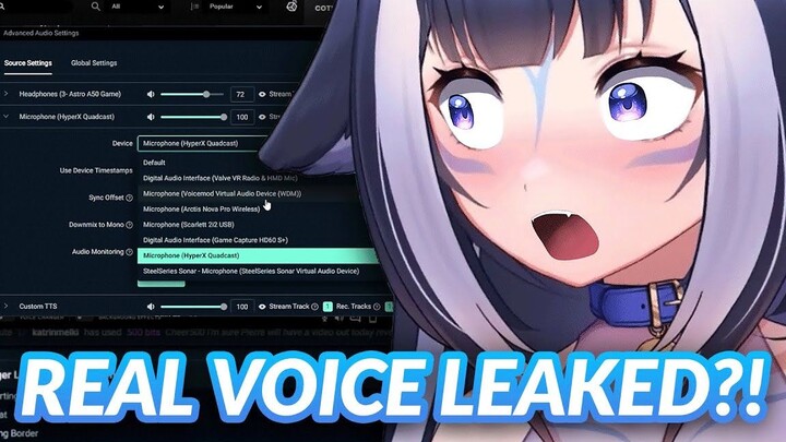 【shylily】【熟肉】lily不小心在直播中暴露了本音？