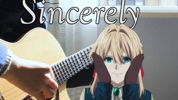 [Sincerely] Violet Evergarden OP guitar cover