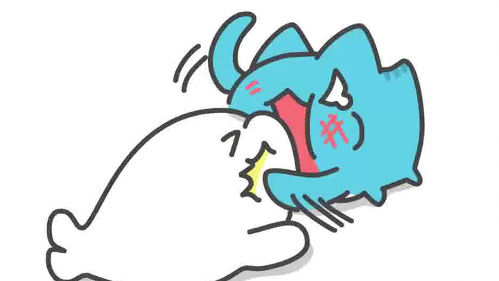 [Kucing, Serangga, Kabo] Kabo memukul anjing laut kecil itu!