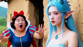 白雪公主大比拼，赢了的人就可以吃美食！