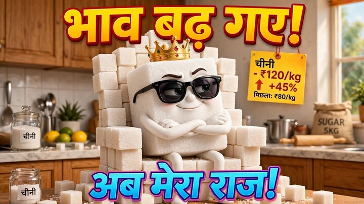 सुना है चीनी के भाव बढ़ गए? | Sugar Price High? Chini's Attitude! 👑😂 [Hindi Comedy]