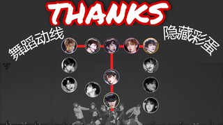 【SEVENTEEN】走位全靠飞之THANKS舞蹈动线（带你找到传说中的THX）