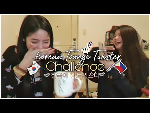 KOREAN TOUNGE TWISTER CHALLENGE! w/ ft. Mish Vlog 🇰🇷🇵🇭