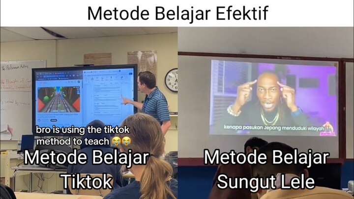 Metode Belajar Tiktok VS Metode Belajar Sungut Lele