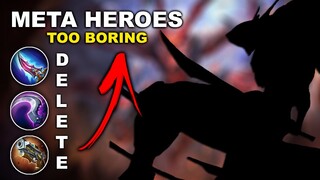 Non Meta are Much Enjoyable to Play | DELETE META HEROES | MLBB