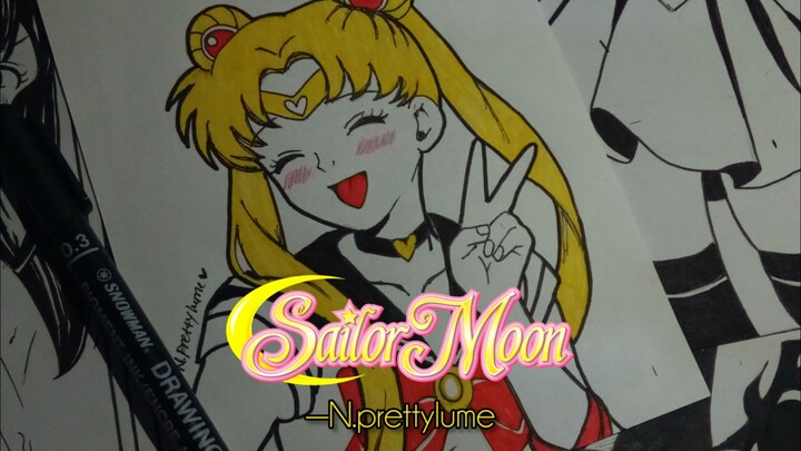 Usagi Tsukino - Sailor Moon (speed drawing)