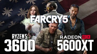 Far Cry 5 on Ryzen 5 3600 + RX 5600 XT 1080p, 1440p benchmarks!