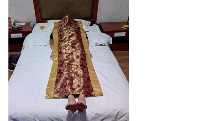 Silly Genius Comment: The hotel blankets are way too small—they don’t even cover your feet!