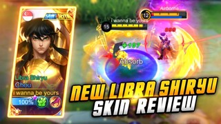 NEW CHOU’S “LIBRA SHIRYU” SKIN REVIEW | SOLO RANK GAMEPLAY | MLBB