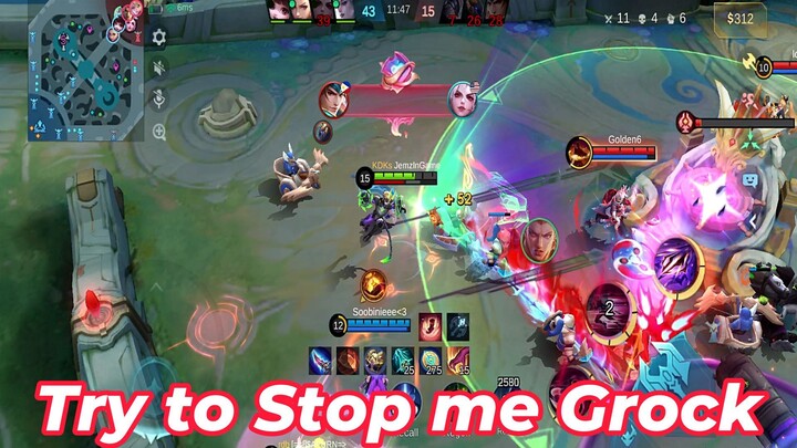 Ayaw ni Grock Maka proper Jungle ako | JemzInGame Dyroth Plays (2) | Mobile Legends
