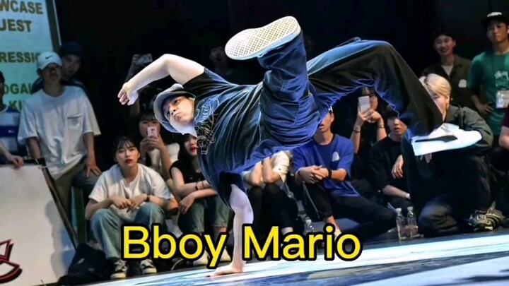 Màn trình diễn của vũ công Hàn Quốc bboy mario judge, điệu nhảy đường phố thực thụ, bước chân uyển c