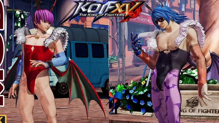 The King of Fighters 15: Demoness Lilith Chris vs. Demoness Morrigan Aensland MOD