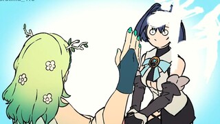 【Hololive EN】Fauna completes a double kill!! (Fauna's on a rampage)