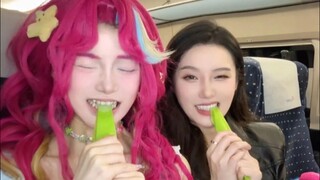 Ketika aku ingin mengubah kepalaku menjadi Pinkie Pie di kereta berkecepatan tinggi… #oocapology #My
