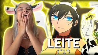 MINHA NAMORADA REAGE | LEITE ( ͡° ͜ʖ ͡°) - ZUEIRA ANIME