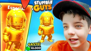 GASTEI 10 MIL GEMAS NO STUMBLE GUYS & GANHEI MUITA COROA - Piero Start Games