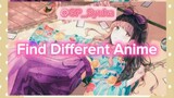 🔘 FIND DIFFERENT ANIME 🔘 | LEVEL 3 |