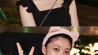 اليوم دفعت 500 يوان فقط لكي تزيل هذه الفتاة الجميلة المكياج، ربحت ربحت!