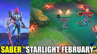 REVIEW SKIN SABER STARLIGHT FEBRUARY 2023 "IRON HOUND" | MOBILE LEGENDS