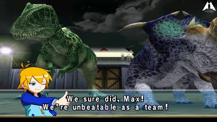 Dinosaur King Arcade Game 恐竜キング Carcharodontosaurus X Pachyrhinosaurus D Team Vs Alpha Fortress Hard
