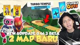 NEW UPDATE STUMBLE GUYS 0.46.3 BETA !!! AKHIRNYA MAP BARU TURBO TEMPLE, 2 SKIN BARU DAN 2 EVENT SERU