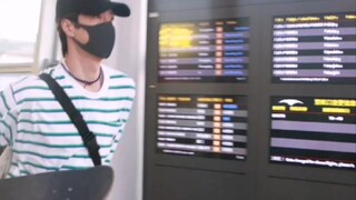 [Wang Yibo rushes to catch a plane] The airport rang "Mr. Wang Yibo, please board the plane", and ev