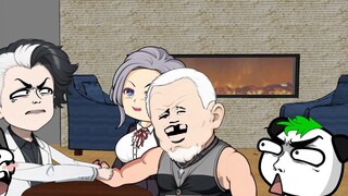 Mighty man, mysterious woman