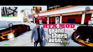 GTA V MOBILE ANDROID REAL GRAPHICS RTX MOD 2.1 UPDATE GAMEPLAY ULTRA  2022