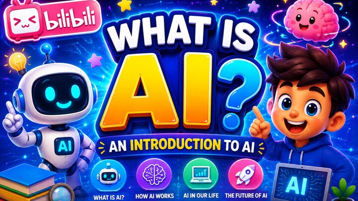 🌐🤖 What Is AI? | Artificial Intelligence Explained for Kids 🚀✨