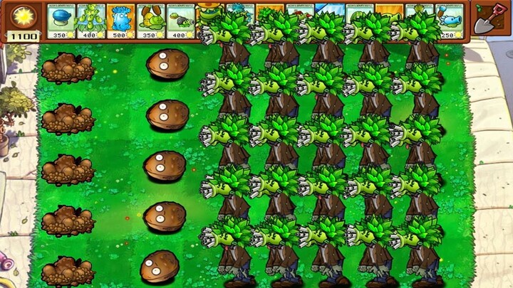 PvZ Hybrid - 25 坚果保龄球 Vs 100 其他僵尸