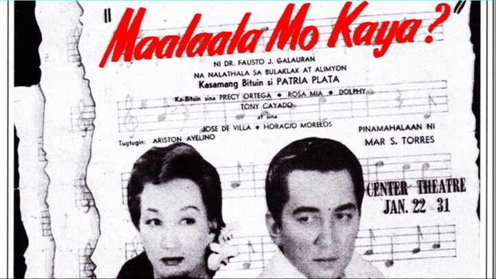 Maalaala Mo Kaya 1954 (Tagalog Romance Film) Philippines