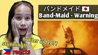 Band-Maid - バンドメイドWarning!!! ( Official Music Video) || Reaction 🇵🇭