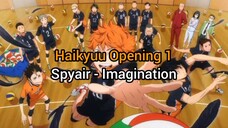 Haikyuu!! Opening 1 _ Spyair - Imagination (Romanji + Indonesia Lyrics)