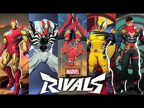 Marvel Rivals - All NEW Character Skins & Cosmetics | Full Roster (4K)