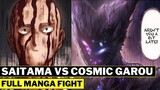 🔴 'SERIOUS SAITAMA VS COSMIC GAROU' !!! - Full Manga Fight